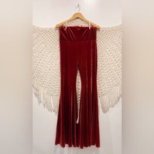 PURPLE Velvet Bell Bottoms